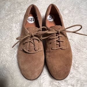 Suede School uniform Shoes By First Semester Boys 12.5